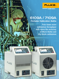 Thumbnail of document Data Sheet - 6109A / 7109A Portable Calibration Baths
